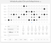 shiny drum machine