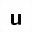 MATHEMATICAL SANS-SERIF BOLD SMALL U