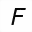 MATHEMATICAL SANS-SERIF ITALIC CAPITAL F