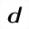 MATHEMATICAL SANS-SERIF BOLD ITALIC SMALL D