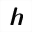 MATHEMATICAL SANS-SERIF BOLD ITALIC SMALL H