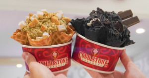 焙茶控會吃爆！COLD STONE「焙茶冰淇淋」新品趁買一送一開吃，再加碼3款萬聖節黑色冰淇淋。