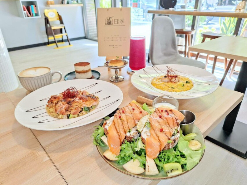 【美食】「日季Café」義大利麵、燉飯、早午餐、甜點、咖啡，桃園下午茶推薦、桃園義式料理推薦 (附菜單)