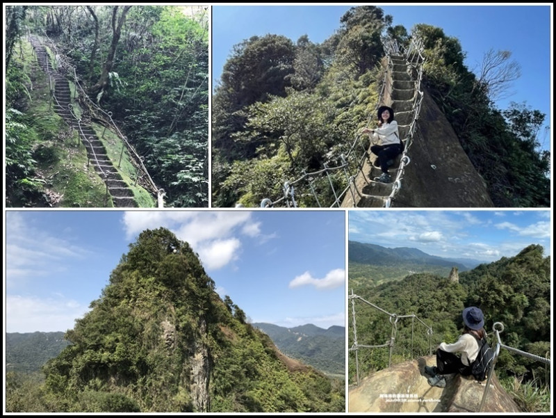 新北。平溪孝子山｜慈母峰｜普陀山一次挑戰三個刺激攀岩展望佳的小山峰