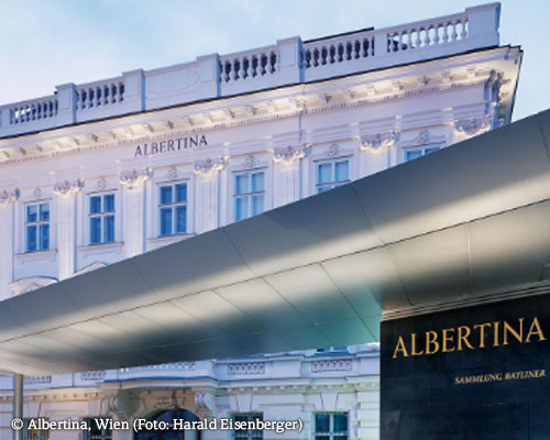 Gebäudeaufnahme vom Albertina Wien