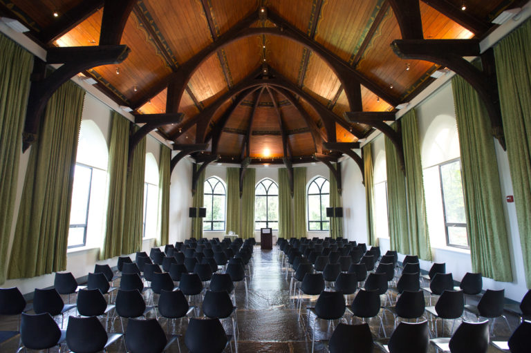 Armor Hall Lecture set up