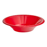 Creative Converting 28103151 12 oz. Classic Red Plastic Bowl - 20/Pack