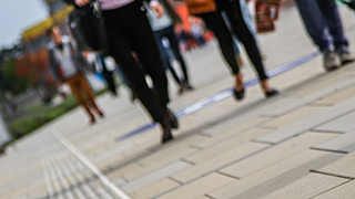 People walking in the city