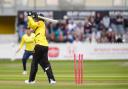 Gloucestershire's Jack Taylor is bowled by Hampshire's James Fuller during the Vitality Blast T20 match at The Seat Unique Stadium, Bristol. Picture date: Friday June 7, 2024. PA