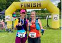 Bourton Roadrunners Claire Carroll and Coralie Pearson ran the Wild One Trail Marathon in Worcester