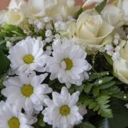 Family flowers in memory of those who have died