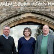 Cllr Campbell Ritchie, Cllr Kim Power and Mike Westmacott, of the Warden and Freemen, one of the organisations supporting the Big Athelstan Dig