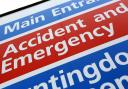 General view of an Accident and Emergency Sign at Hinchingbrooke Hospital in Huntingdon, Cambridgeshire.