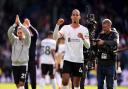 Liverpool’s Virgil van Dijk celebrates the win over Crystal Palace (Adam Davy/PA)