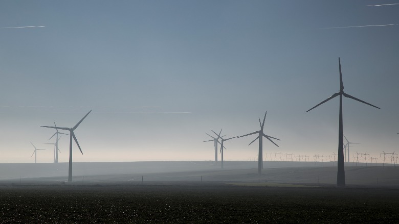 wind turbines in Romanis 