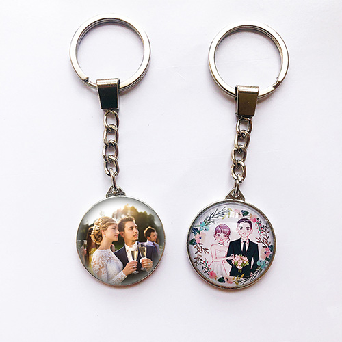 Custom Photo Metal Keychain