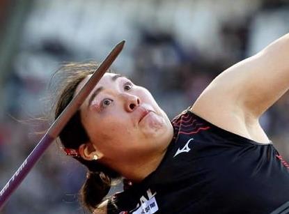 ダイヤモンドリーグ・ファイナルの女子やり投げで優勝した北口榛花（１４日）＝ロイター