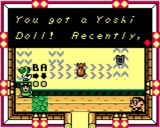 Link acquiring the Yoshi Doll (Link's Awakening DX)