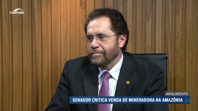 Senador Plínio Valério critica venda de mineradora à empresa chinesa