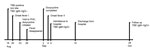 Thumbnail of Time course of tick-borne encephalitis (TBE) in a 67-year-old man in Sweden, 2011. A classic biphasic onset of symptoms is shown. PHC, primary healthcare center.