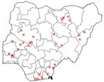 SITAware public health and event management system output example showing map within Situational Awareness Report indicating local government areas (districts) affected by an incident.