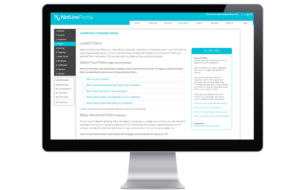 NetLine-Portal_Lead-Filters