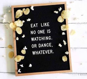 felt letter board wedding eat like no one is watching