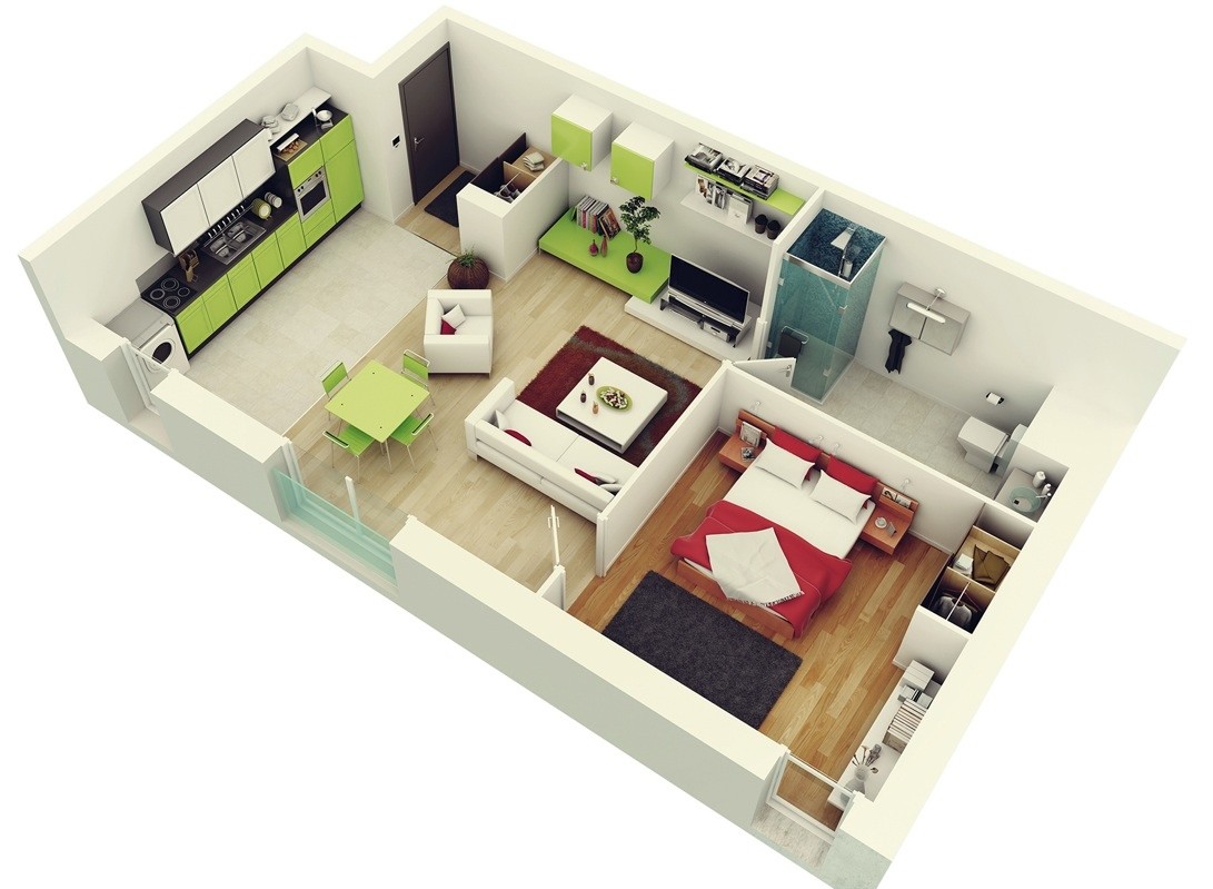 One Bedroom House Plan Layout | www.cintronbeveragegroup.com