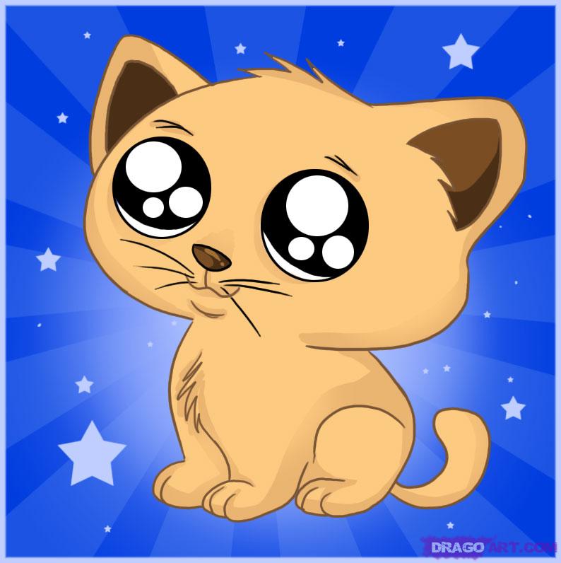 Cute Cat Cartoon - Cliparts.co