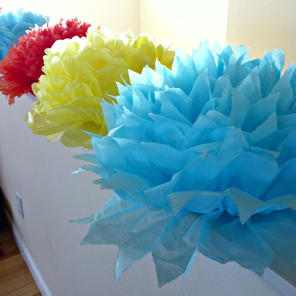 Easy Giant Tissue Paper Flowers