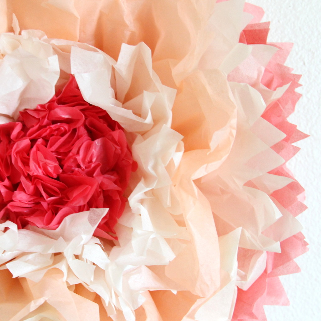 Giant Tissue Paper Flowers Tutorials