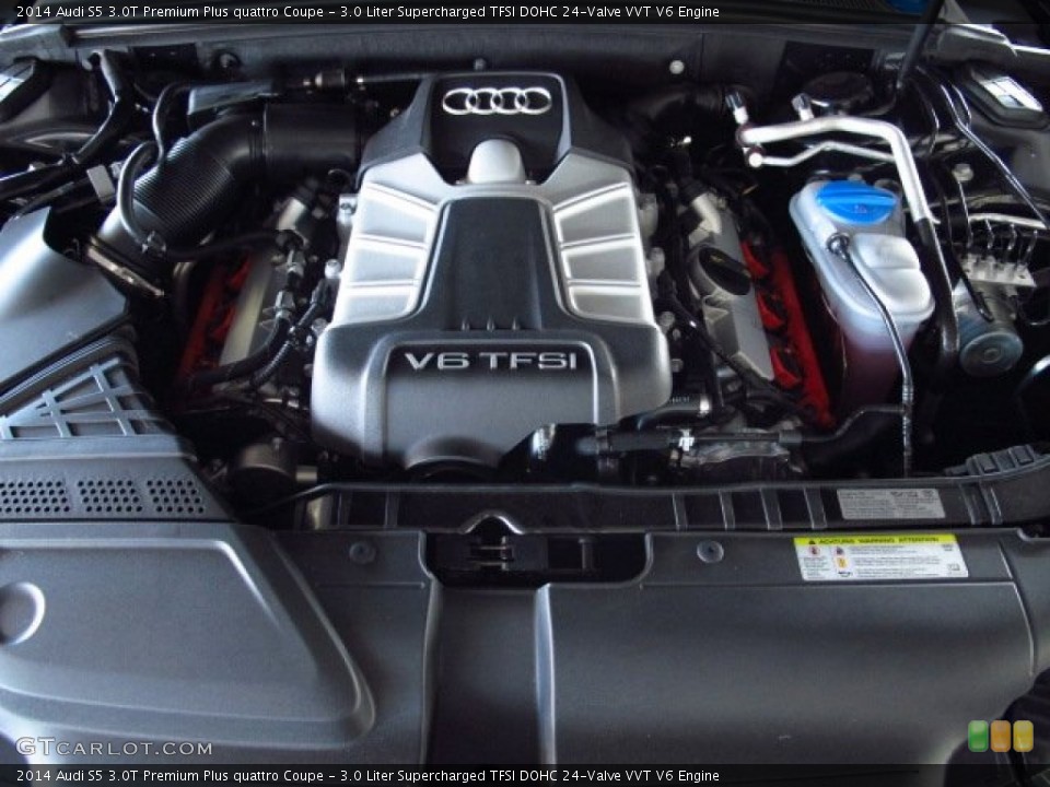 3.0 Liter Supercharged TFSI DOHC 24-Valve VVT V6 Engine for the 2014 Audi S5 #86109034