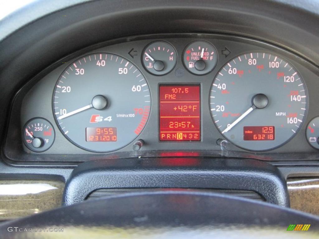 2002 Audi S4 2.7T quattro Sedan Gauges Photos