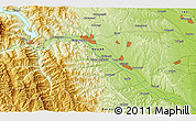 Physical 3D Map of Mărăţei