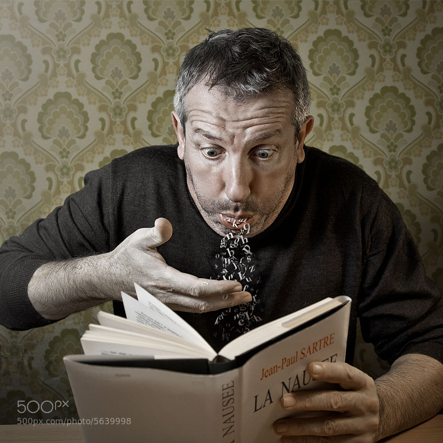 Photograph Reading "Nausea" (Jean Paul Sartre) by Pierre Beteille on 500px