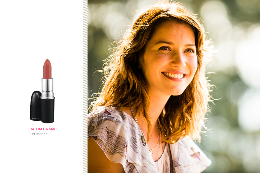 Em "Alto Astral", Nathalia Dill usa em cena o batom na cor Mocha, da MAC, que sai por R$ 66