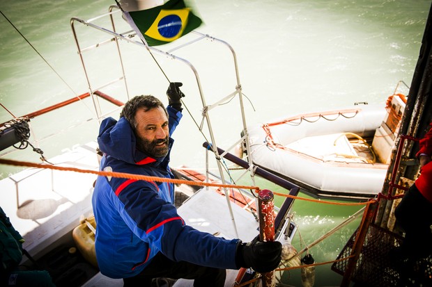 Domingos Montagner como Miguel em Sete Vidas, em 2014 (Foto: TV Globo / João Miguel Júnior)