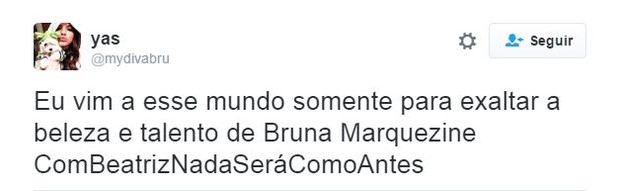 Bruna Marquezine vira assunto na web por Nada Será Como Antes (Foto: Twitter / Reprodução)