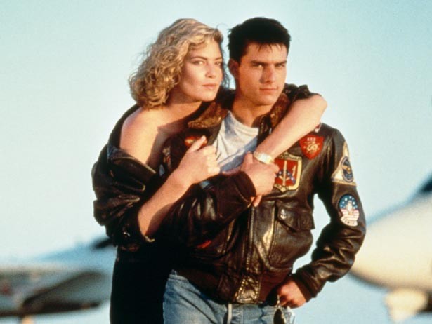 Kelly McGillis e Tom Cruise (Foto: Reprodução)