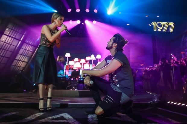 Sandy e Luan Santana (Foto: Raphael Castello/ AgNews)