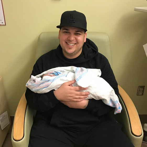 Rob Kardashian e Dream (Foto: Reprodução/Twitter)