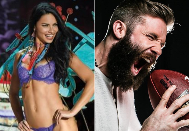 Adriana Lima e Julian Edelman (Foto: Reprodução/Instagram)