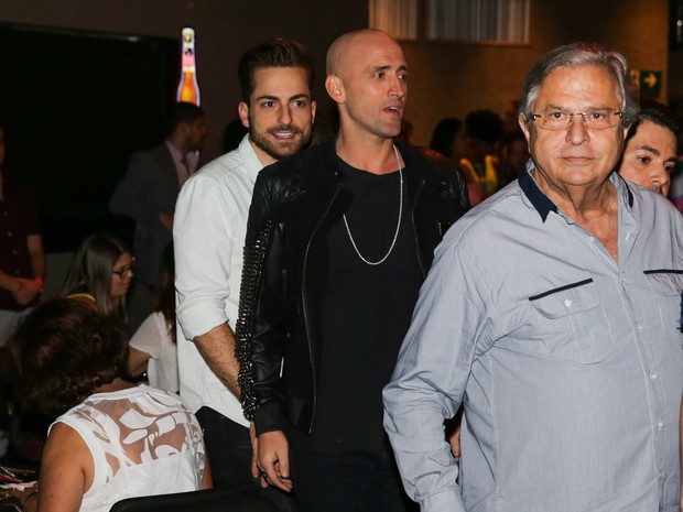 Paulo Gustavo e o marido, Thales Bretas, em show em São Paulo (Foto: Manuela Scarpa/ Brazil News)