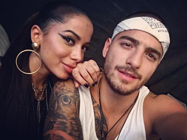 Anitta com Maluma (Foto: Reprodução/Instagram)