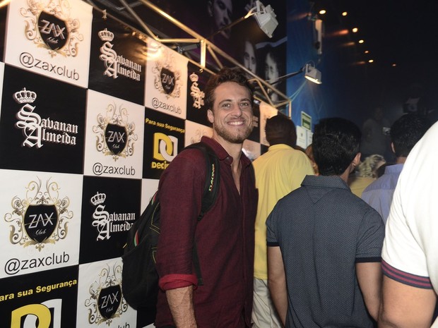  Ex-BBB Daniel em festa na Zona Oeste do Rio (Foto: Roberto Teixeira/ EGO)