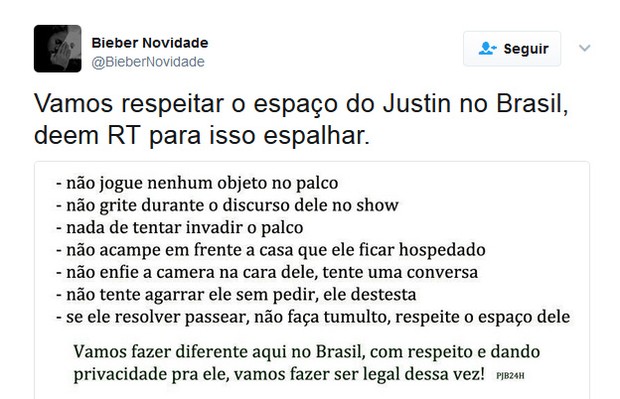 Justin Bieber (Foto: Twitter / Reprodução)