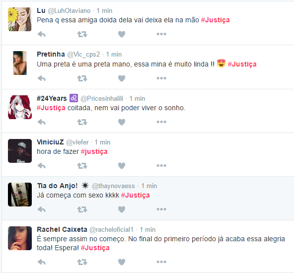 Justiça faz sucesso nas redes sociais (Foto: Reprodução/Twitter)