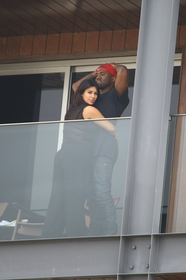 Kim Kardashian e Kanye West (Foto: Gabriel reis/ Ag. News)