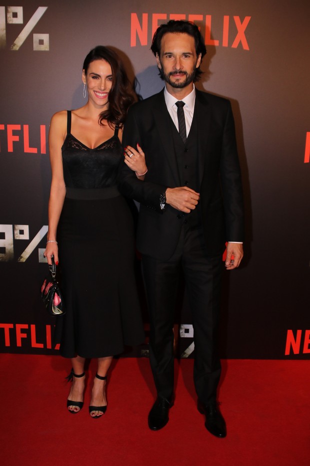 Mel Fronckowiak e Rodrigo Santoro (Foto: Thiago Duran/AgNews)