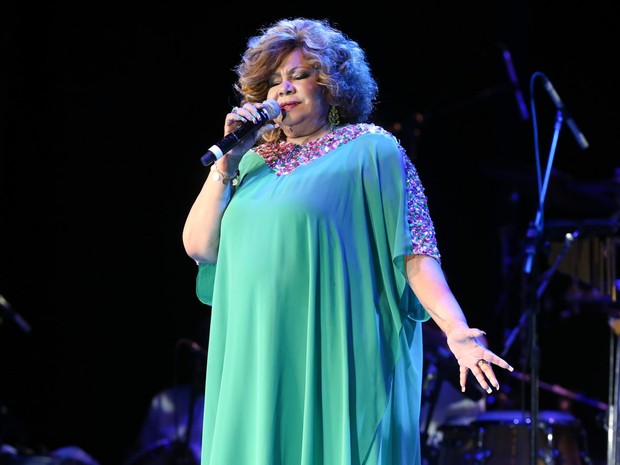 Alcione em show em São Paulo (Foto: Manuela Scarpa/ Brazil News)